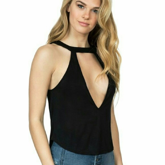LF Emma & Sam low cut black tank top sz XS - Picture 2 of 6